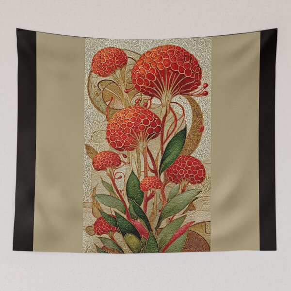 Item preview, Contemporary Collage of Hawaiian Kokia Cookei  designed and sold by Helios Be. Lavsh.