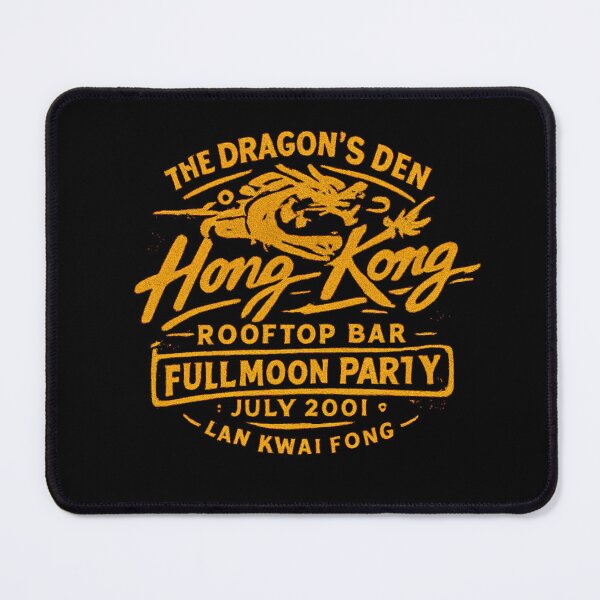 Item preview, Kowloon Rooftop Bar Staff Party Tee Gold designed and sold by screenpromos.