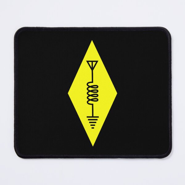 Item preview, HAM Radio Logo Design Yellow Black designed and sold by AnnSign.