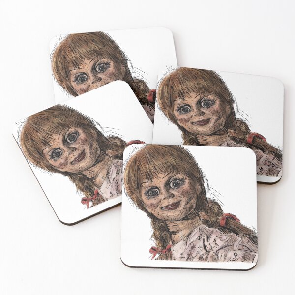 Item preview, Annabelle doll, spooky toys designed and sold by ArtbyPriscilla.