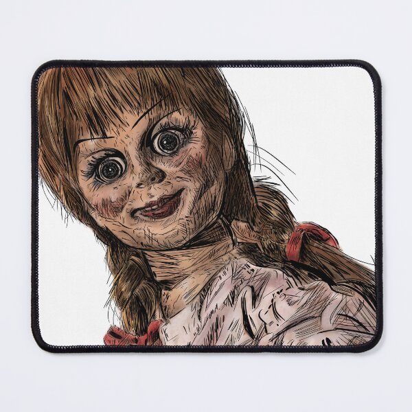 Item preview, Annabelle doll, spooky toys designed and sold by ArtbyPriscilla.