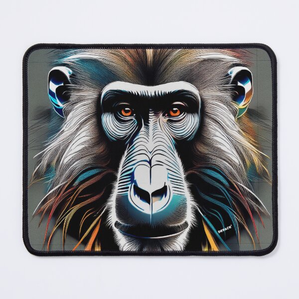 Item preview, Baboon in Wild Gray — A First Sketch designed and sold by mrpropcake.
