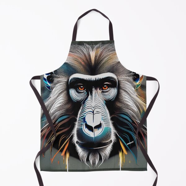 Item preview, Baboon in Wild Gray — A First Sketch designed and sold by mrpropcake.