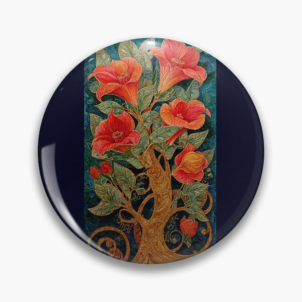 Item preview, Contemporary Collage of Hawaiian Kokia Cookei #1 designed and sold by Helios Be. Lavsh.