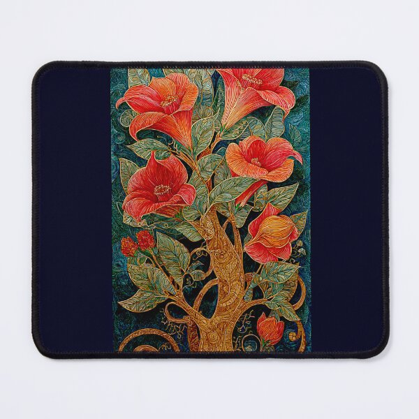 Item preview, Contemporary Collage of Hawaiian Kokia Cookei #1 designed and sold by Helios Be. Lavsh.