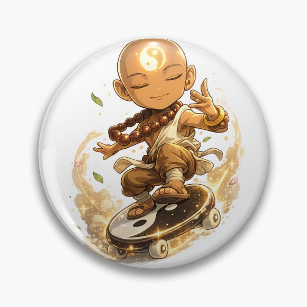 Item preview, Monk Skateboarding designed and sold by MadKingsScribe.