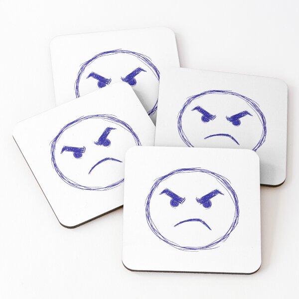 Item preview, Classic 90s Doodle Angry Smiley Face designed and sold by crazygoose30.