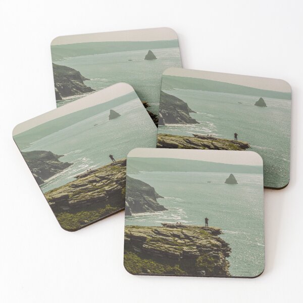 Item preview, MAN ON CLIFF EDGE TINTAGEL COAST CORNWALL designed and sold by Richard Brookes Photography.