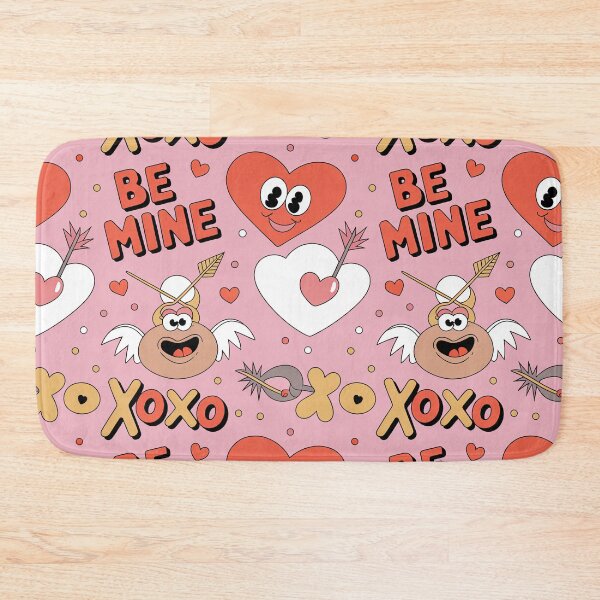 Item preview, Cute XOXO Be Mine Valentine's Day Pattern | Kawaii Hearts Cupids designed and sold by Midnight Veil Designs.