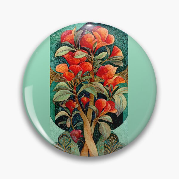 Item preview, Contemporary Collage of Hawaiian Kokia Cookei #2 designed and sold by Helios Be. Lavsh.