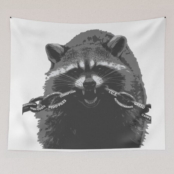Item preview, Unchained Resistance: Raccoon vs. The Administration designed and sold by UVOTN.