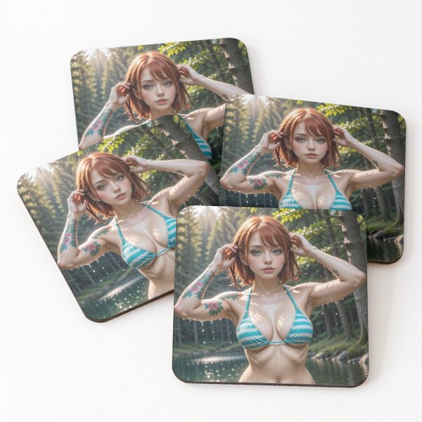 Item preview, Camping Redhead #22 designed and sold by EnticingAI.
