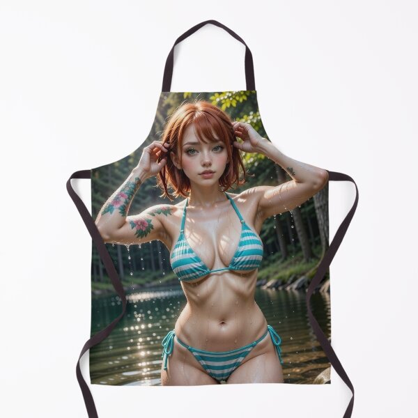 Item preview, Camping Redhead #22 designed and sold by EnticingAI.