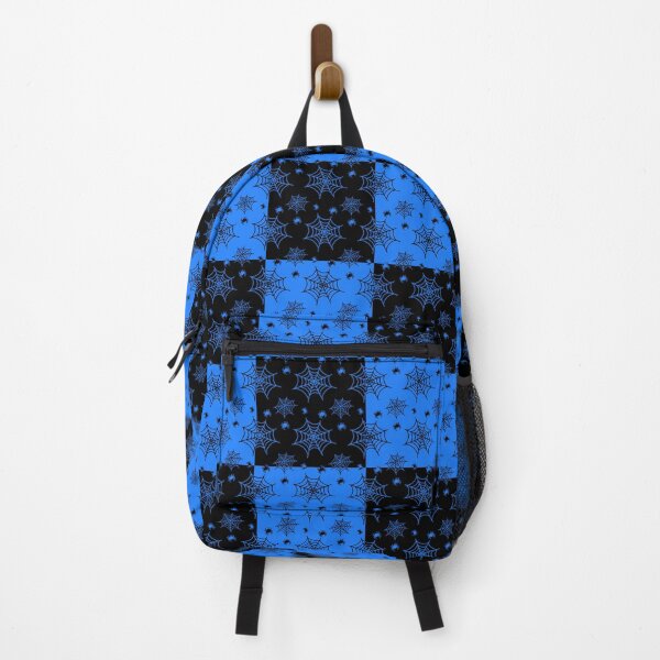 Item preview, Black and blue interchange web pattern designed and sold by serenebookworm.