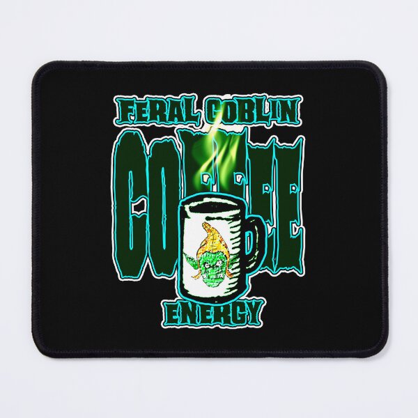 Item preview, Feral Goblin Coffee Energy – Chaotic Caffeine Fantasy Art designed and sold by AreKreative.