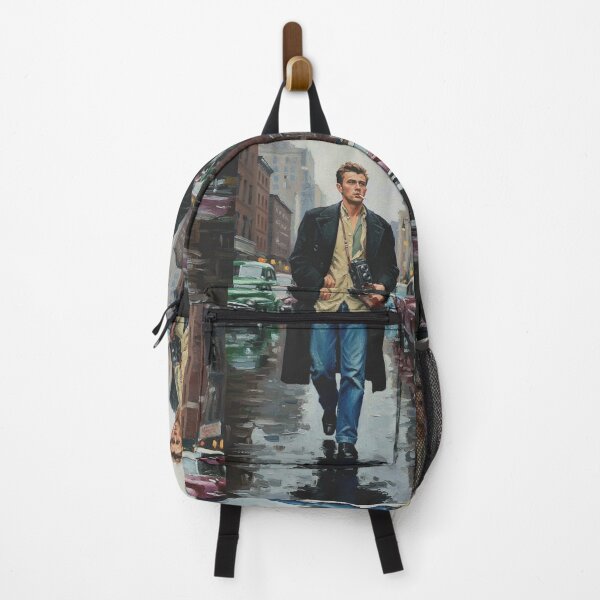 Item preview, The Boulevard of Broken Dreams: James Dean Urban Impasto Portrait designed and sold by Art's Diner.