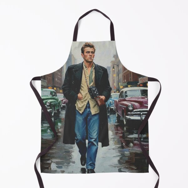 Item preview, The Boulevard of Broken Dreams: James Dean Urban Impasto Portrait designed and sold by Art's Diner.
