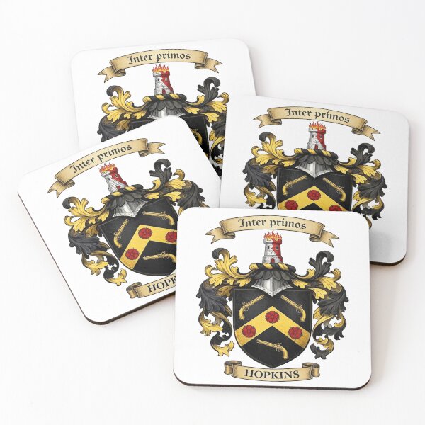 Item preview, The Hopkins Family Coat of Arms designed and sold by BagTown Clans.