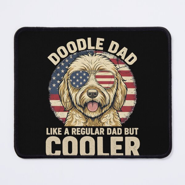 Item preview, Doodle Dad Goldendoodle Dad 4th of july Dog Dad designed and sold by THREE LITTLE BEANS.