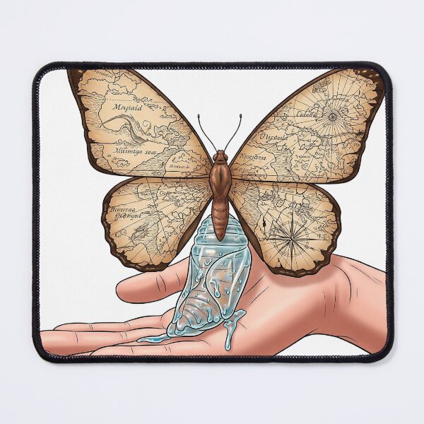 Item preview, The Chrysalis Awakening: A Winged Atlas, The Cartography of the Soul designed and sold by Meme Dreamscape.
