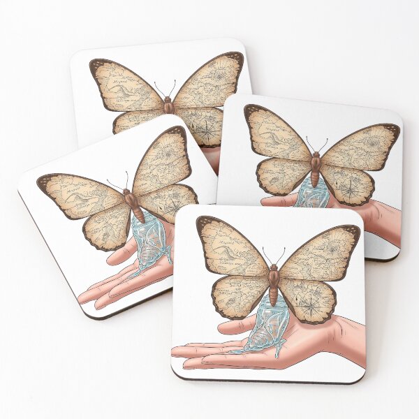 Item preview, The Chrysalis Awakening: A Winged Atlas, The Cartography of the Soul designed and sold by Meme Dreamscape.