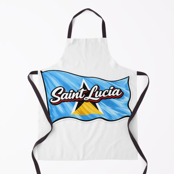 Item preview, Saint Lucia Waving Flag Design – St Lucia Caribbean Pride Graphic designed and sold by GarnerSupplyCo.
