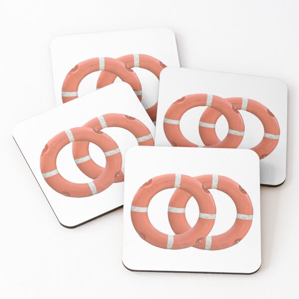 Item preview, Lifebuoys  Orange and White designed and sold by StylishDecor.