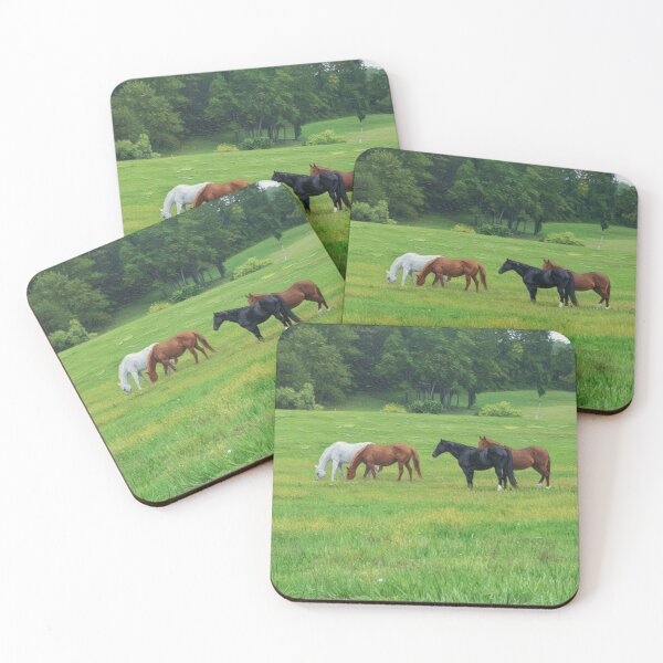 Item preview, Horses In Open Field designed and sold by DDLeach.