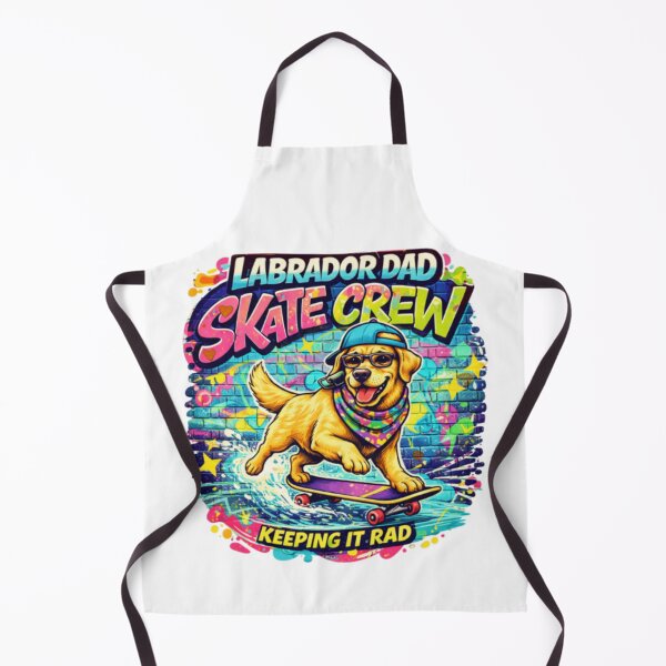 Item preview, Labrador Dad Skate Crew — Graffiti Street Art Yellow Lab Skateboard Gift designed and sold by PawPrintCustom.