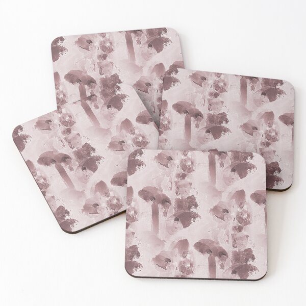 Item preview, Painterly Woodland Abstract in Muted Reddish Brown designed and sold by Artistestella.