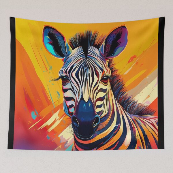 Item preview, Zebra in Skewed Stripes designed and sold by mrpropcake.