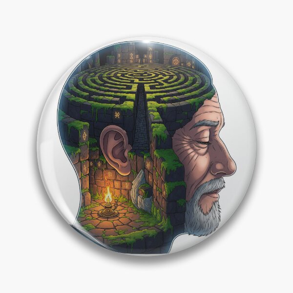 Item preview, The Labyrinth of Memory: The Flame of Conscience designed and sold by Meme Dreamscape.