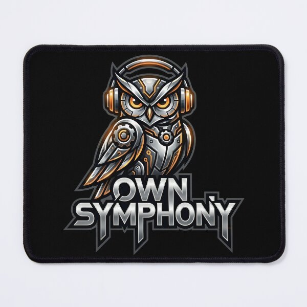Item preview, Own Symphony - Cyber Owl Music Illustration designed and sold by Zedoura.