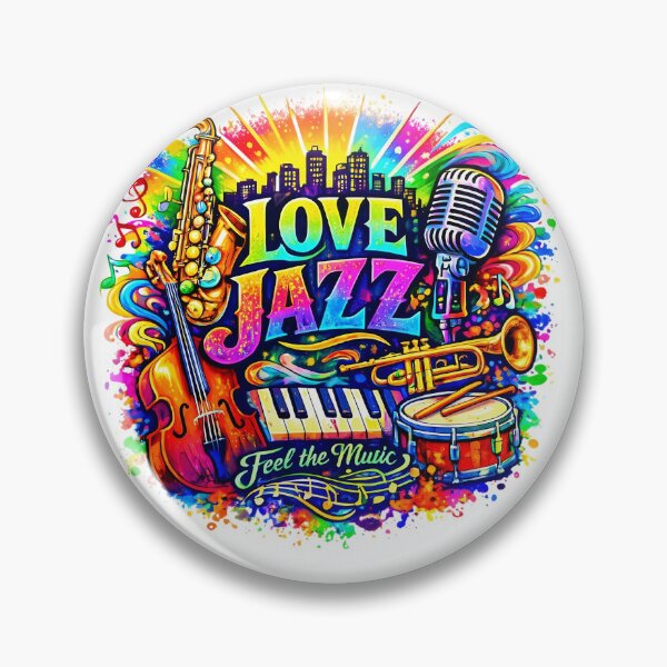 Item preview, Love Jazz -Feel the music designed and sold by ArtPixs.