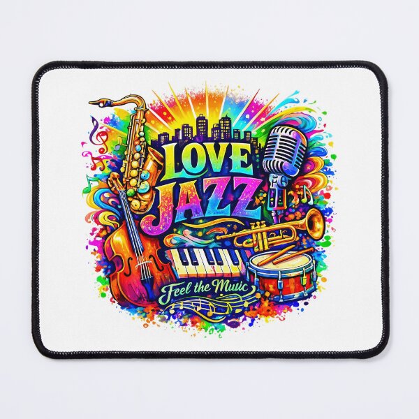 Item preview, Love Jazz -Feel the music designed and sold by ArtPixs.