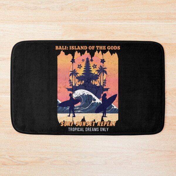 Item preview, Bali Island of the Gods - Retro Surf & Sunset Vintage Aesthetic designed and sold by Khanz4Design.