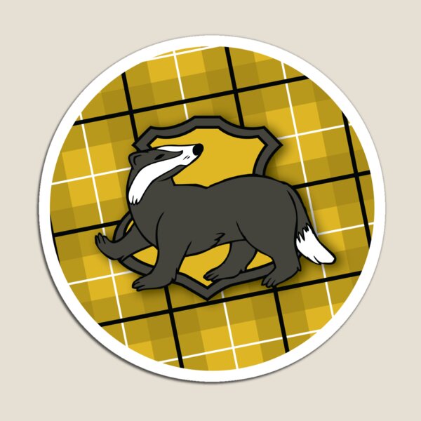 Badger House Plaid Magnet