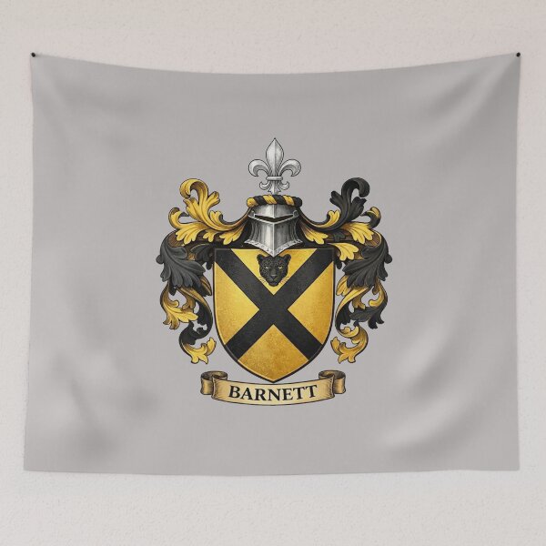 Item preview, The Barnett Family Coat of Arms designed and sold by BagTown Clans.