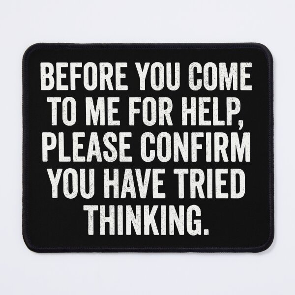 Item preview, Funny IT Helpdesk Sarcastic Problem Solving Office Humor designed and sold by YalenArt.