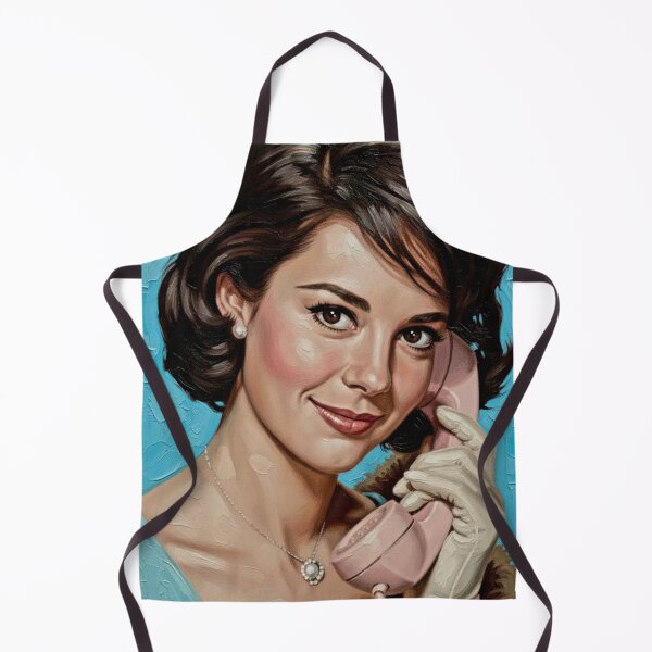 Item preview, The Starlet’s Call: Natalie Wood Vintage Glamour Impasto Portrait designed and sold by Art's Diner.