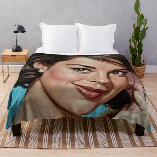 Item preview, The Starlet’s Call: Natalie Wood Vintage Glamour Impasto Portrait designed and sold by Art's Diner.