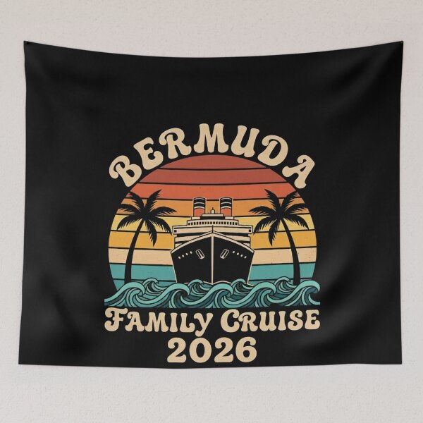 Item preview, Family Cruise Bermuda 2026 Matching Vacation Trip Group designed and sold by THREE LITTLE BEANS.