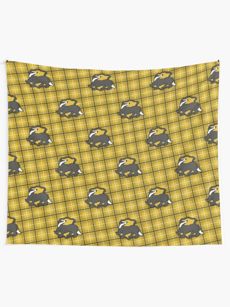 Alternate view of Badger House Plaid Wall Tapestry