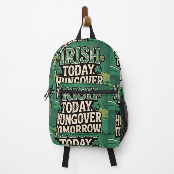 Item preview, Irish Today Hungover Tomorrow Funny St. Patrick’s Day - Shamrock Drinking Humor designed and sold by InspiredCreatives.