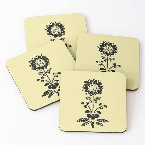 Item preview, Folk Floral Stamp Motif #2 designed and sold by FikaPictures.