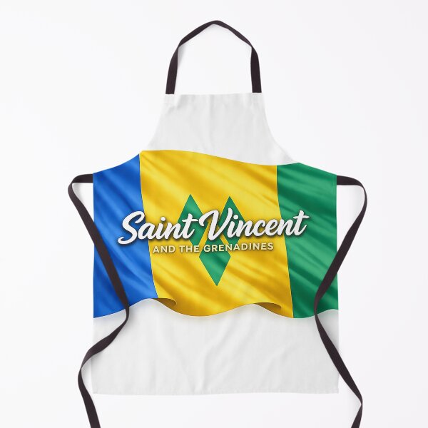 Item preview, Saint Vincent and the Grenadines Waving Flag – Caribbean Pride Design designed and sold by GarnerSupplyCo.