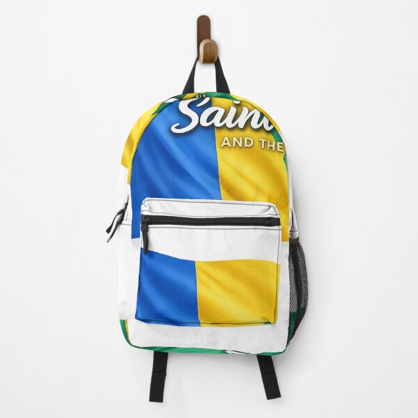 Item preview, Saint Vincent and the Grenadines Waving Flag – Caribbean Pride Design designed and sold by GarnerSupplyCo.
