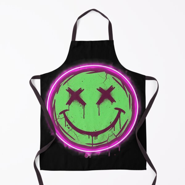 Item preview, Neon X‑Eye Smiley – Graffiti Drip Face Aesthetic designed and sold by 3free3street - Neon & Graffiti Digital Art.