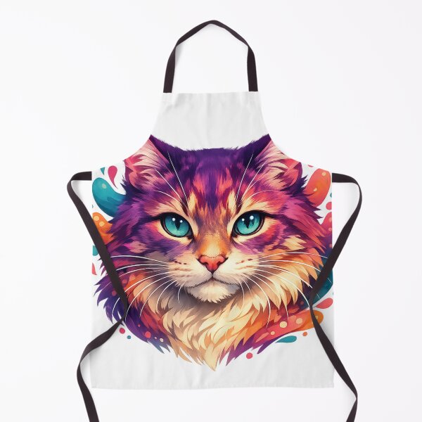 Item preview, Color Splash Cat – Vibrant Realistic Kitty Portrait designed and sold by EpicwaveDesigns.