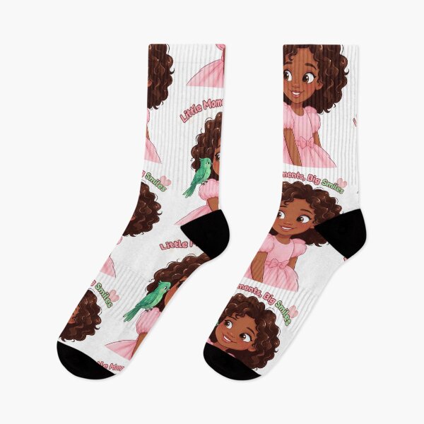 Item preview, Cute Cartoon Girl with Bird – Little Moments Big Smiles, Happy Positive Vibes Design designed and sold by MoonVibe-studio.